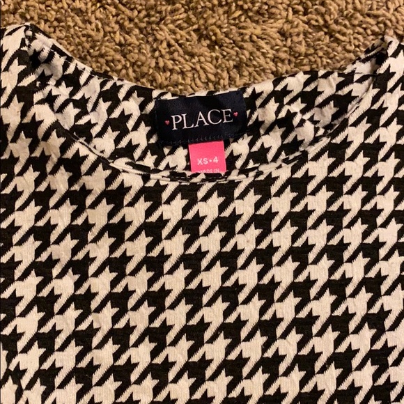 Girls Houndstooth Dress 🖤 - Picture 3 of 5